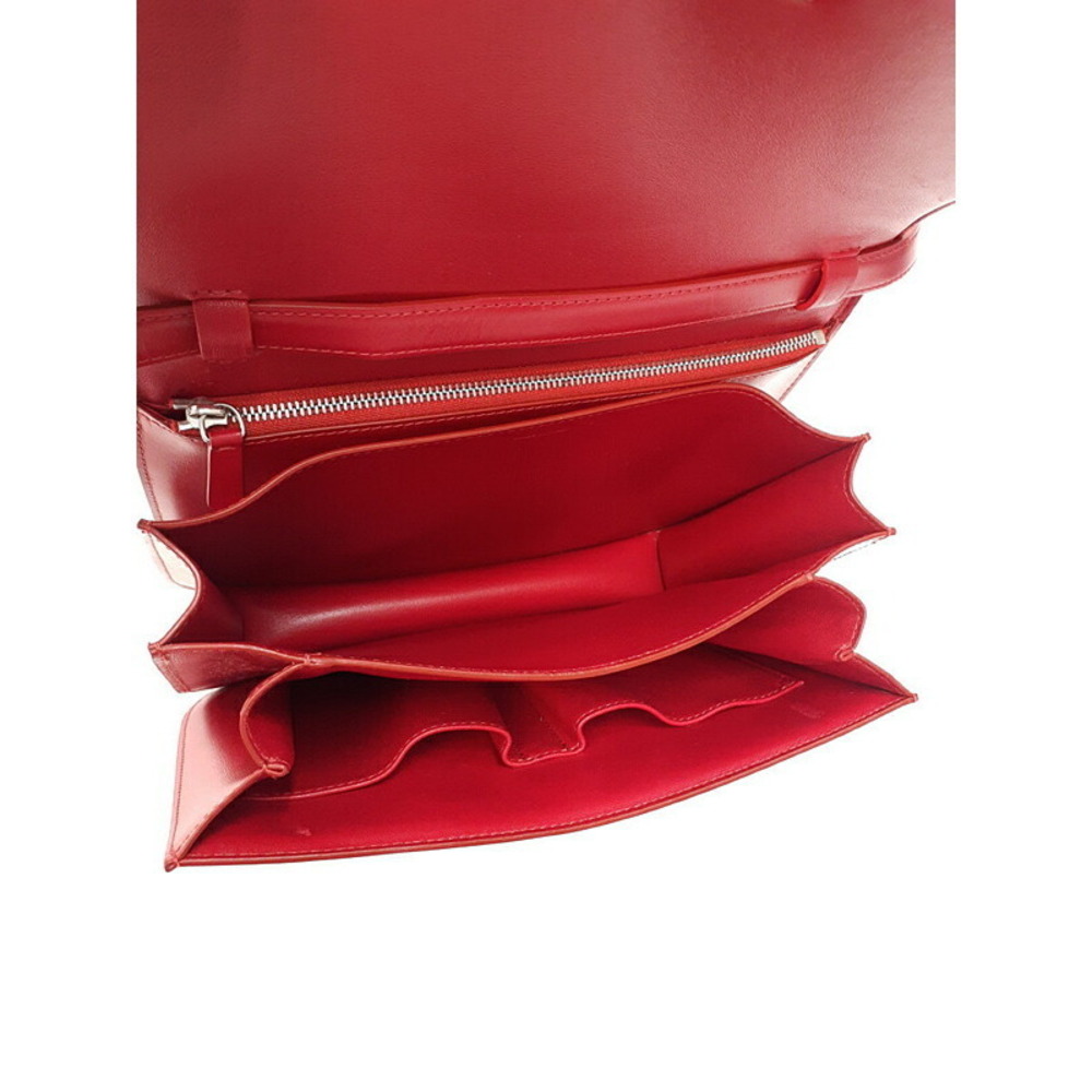 Celine Classic Flap Shoulder Bag Red - Picture 3 of 9